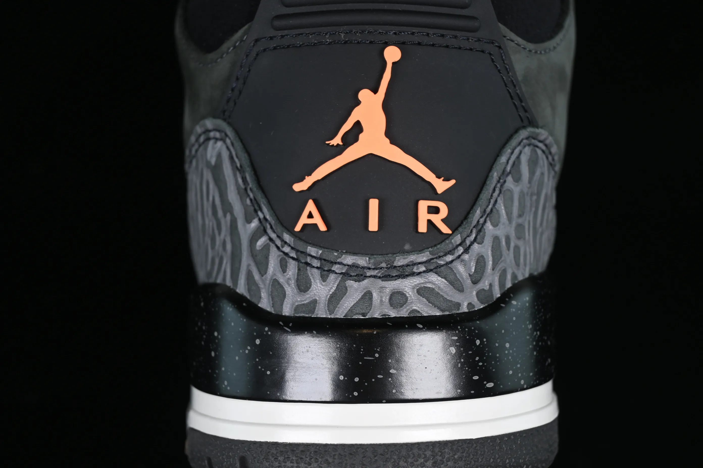 All categories Air Jordan Jordan series basketball shoes Air Jordan 3 foreign trade version Air Jordan 3 Retro "Fear" AJ3 Joe 3 fear dark gray CT8532-080